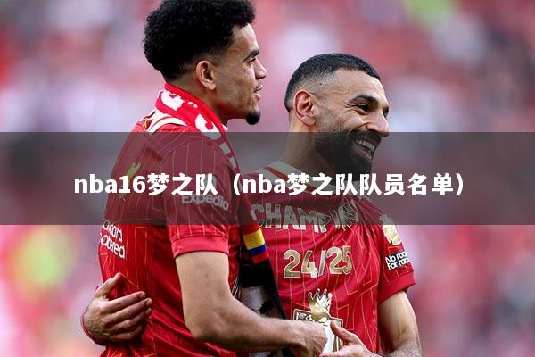 nba16梦之队（nba梦之队队员名单）
